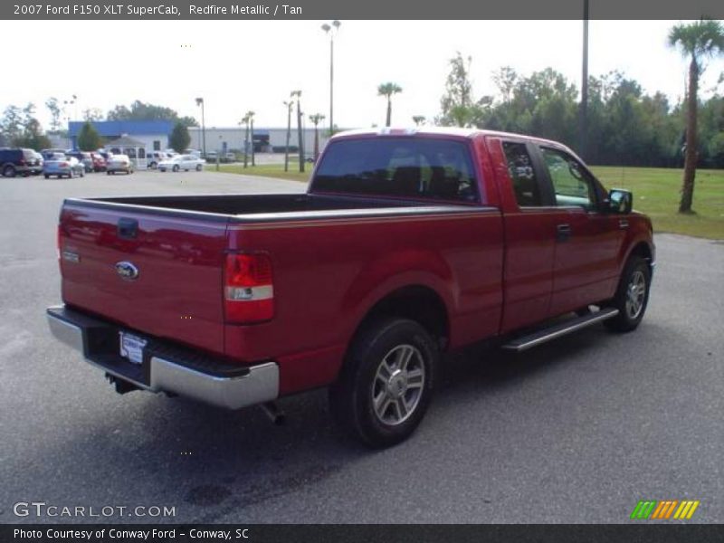 Redfire Metallic / Tan 2007 Ford F150 XLT SuperCab