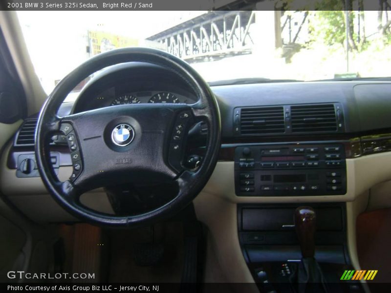 Bright Red / Sand 2001 BMW 3 Series 325i Sedan