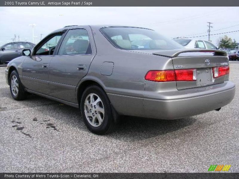 Antique Sage Pearl / Sage 2001 Toyota Camry LE