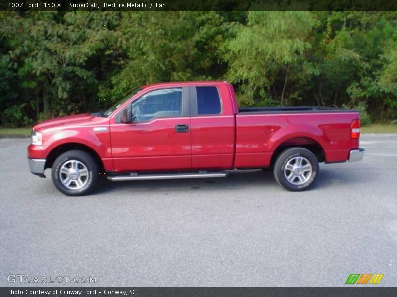 Redfire Metallic / Tan 2007 Ford F150 XLT SuperCab