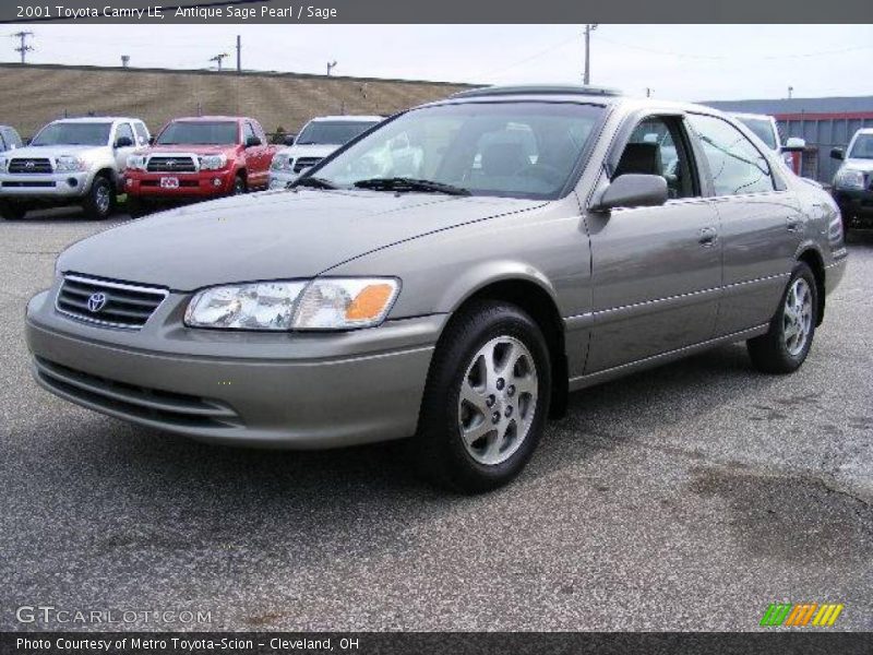 Antique Sage Pearl / Sage 2001 Toyota Camry LE