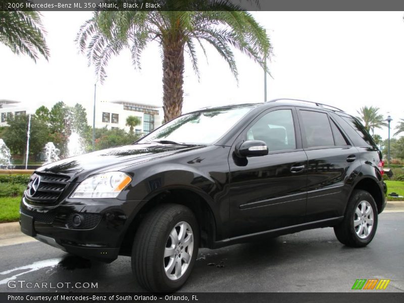 Black / Black 2006 Mercedes-Benz ML 350 4Matic