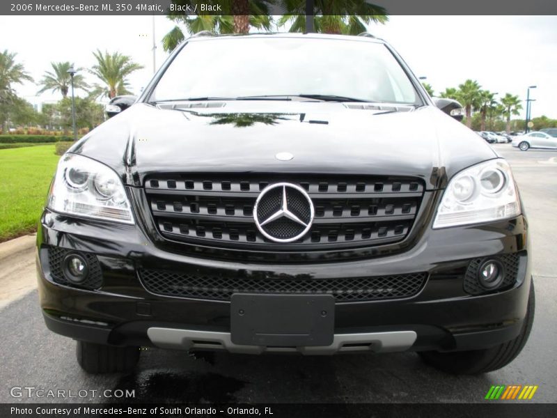 Black / Black 2006 Mercedes-Benz ML 350 4Matic