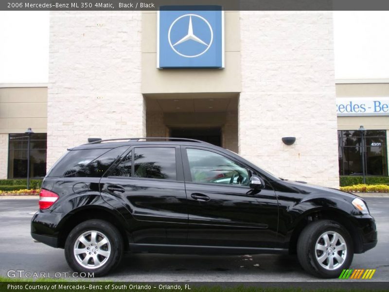 Black / Black 2006 Mercedes-Benz ML 350 4Matic