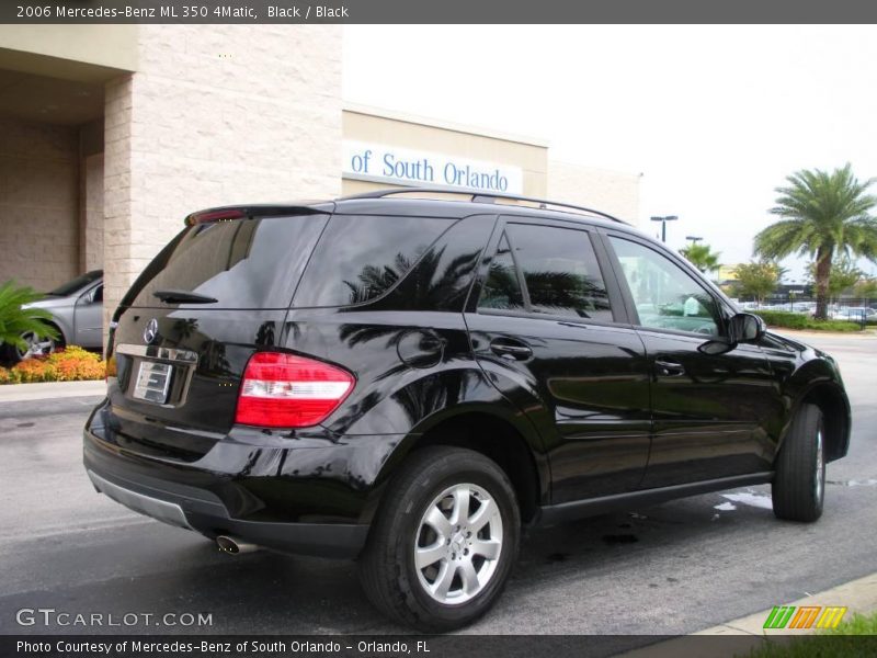 Black / Black 2006 Mercedes-Benz ML 350 4Matic