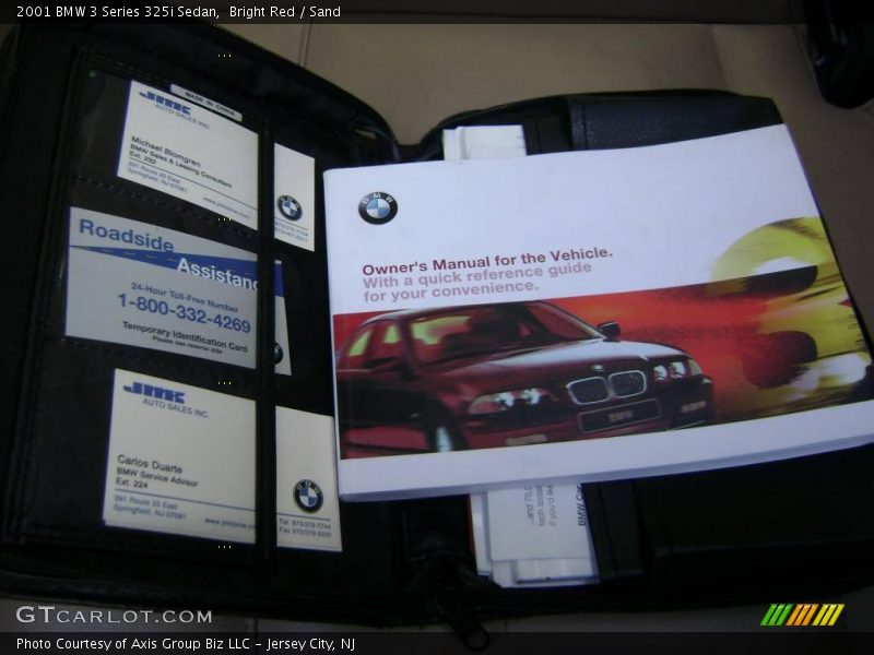 Bright Red / Sand 2001 BMW 3 Series 325i Sedan