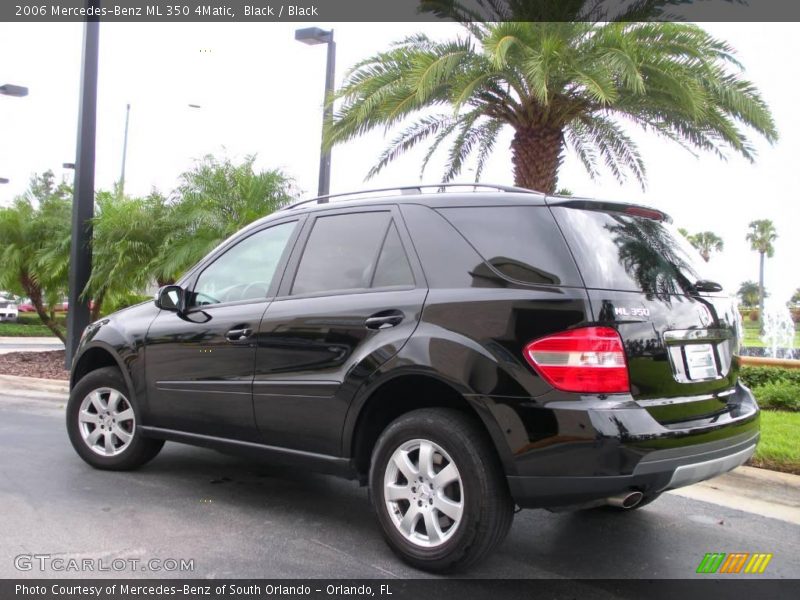 Black / Black 2006 Mercedes-Benz ML 350 4Matic