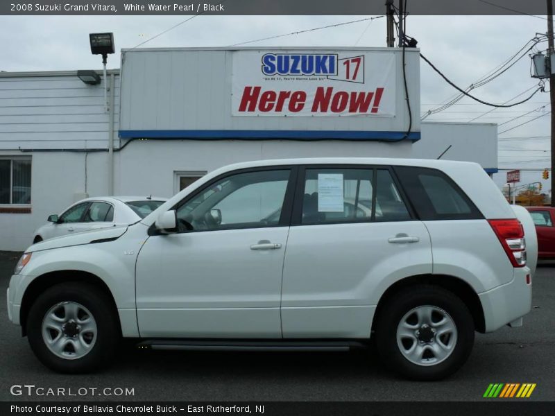 White Water Pearl / Black 2008 Suzuki Grand Vitara