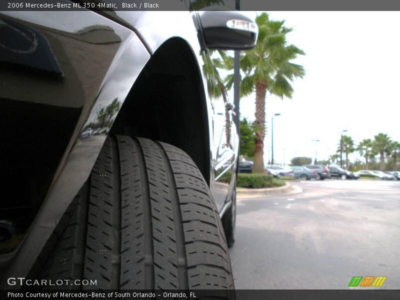 Black / Black 2006 Mercedes-Benz ML 350 4Matic