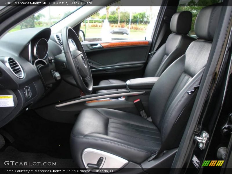 Black / Black 2006 Mercedes-Benz ML 350 4Matic