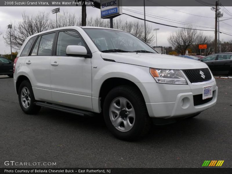 White Water Pearl / Black 2008 Suzuki Grand Vitara