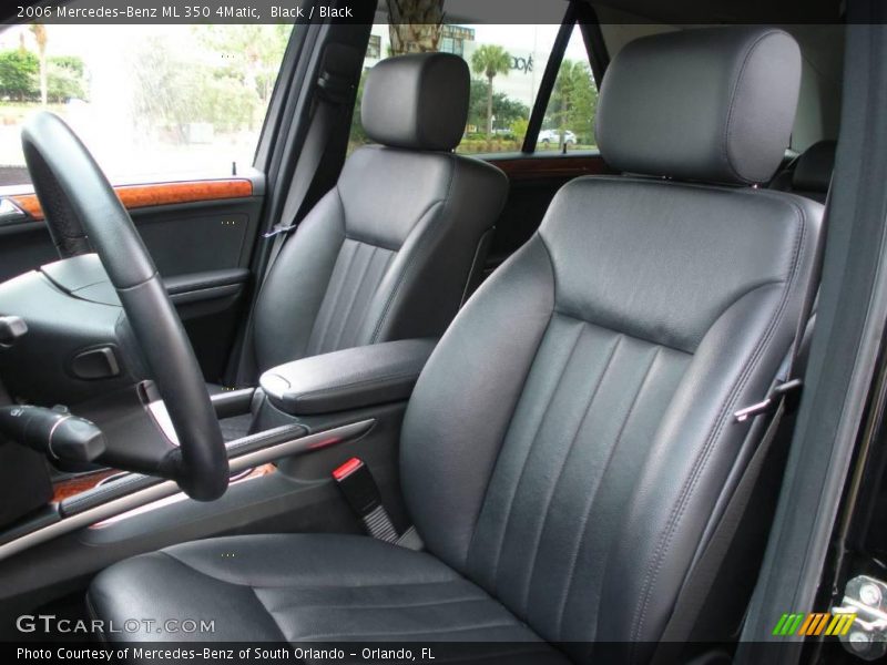 Black / Black 2006 Mercedes-Benz ML 350 4Matic