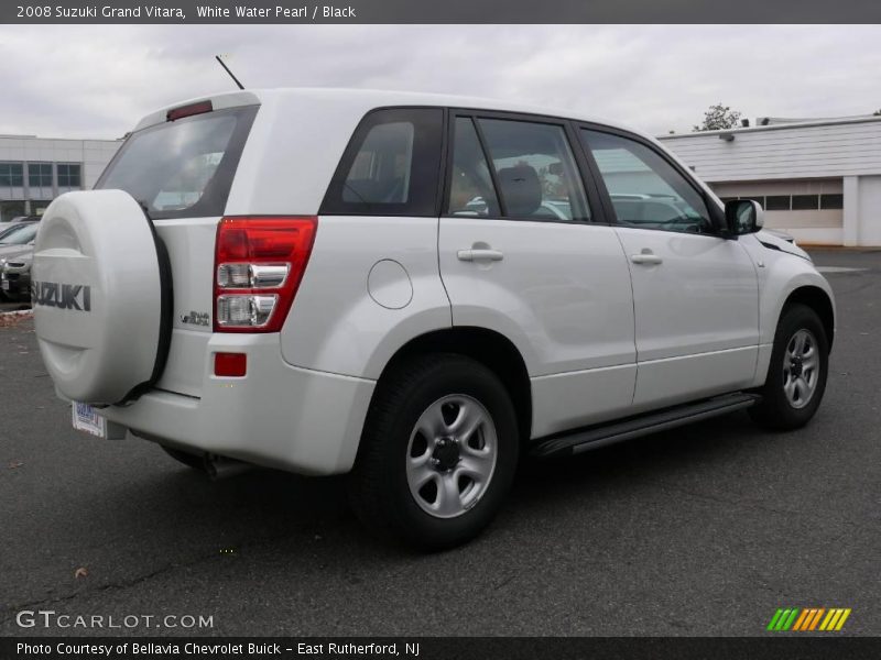White Water Pearl / Black 2008 Suzuki Grand Vitara