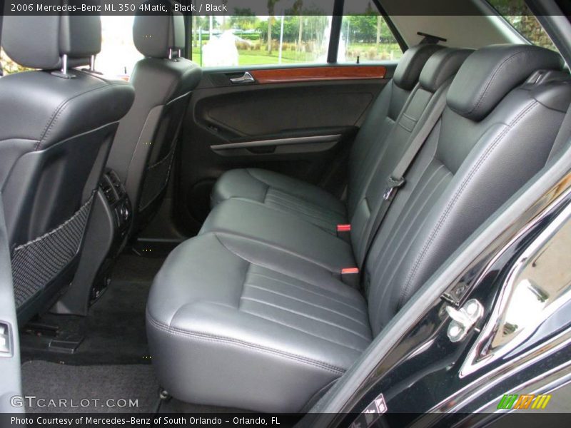 Black / Black 2006 Mercedes-Benz ML 350 4Matic