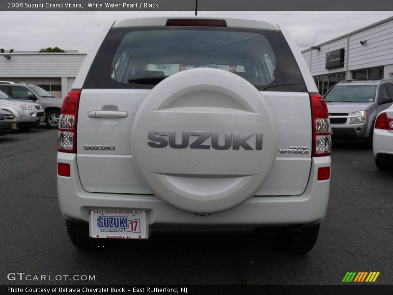 White Water Pearl / Black 2008 Suzuki Grand Vitara