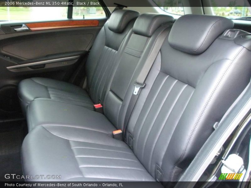 Black / Black 2006 Mercedes-Benz ML 350 4Matic