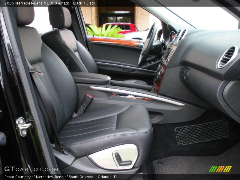 Black / Black 2006 Mercedes-Benz ML 350 4Matic