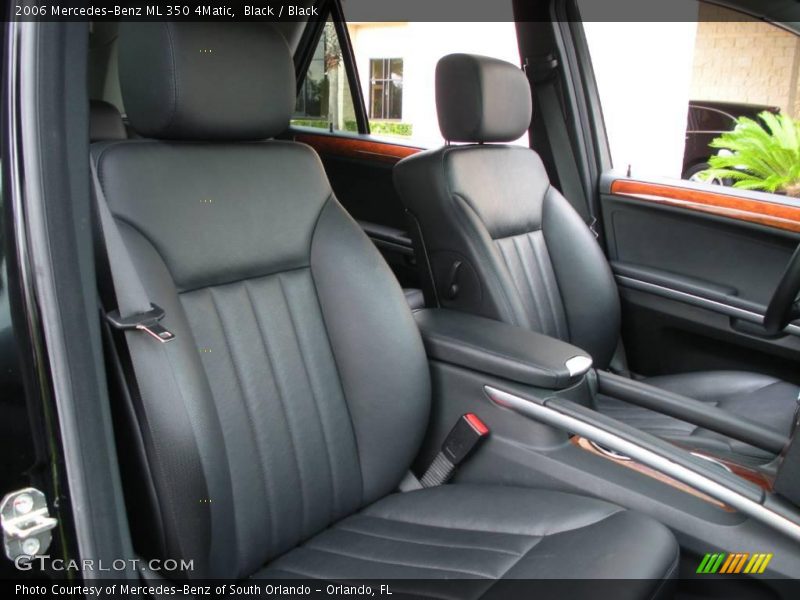 Black / Black 2006 Mercedes-Benz ML 350 4Matic