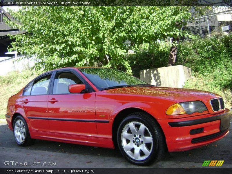 Bright Red / Sand 2001 BMW 3 Series 325i Sedan