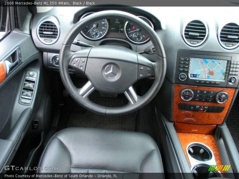 Black / Black 2006 Mercedes-Benz ML 350 4Matic