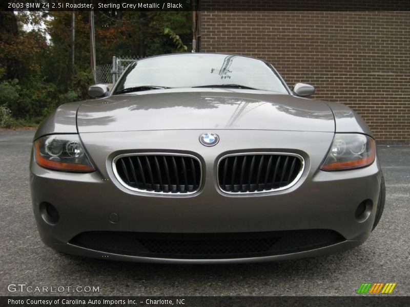 Sterling Grey Metallic / Black 2003 BMW Z4 2.5i Roadster