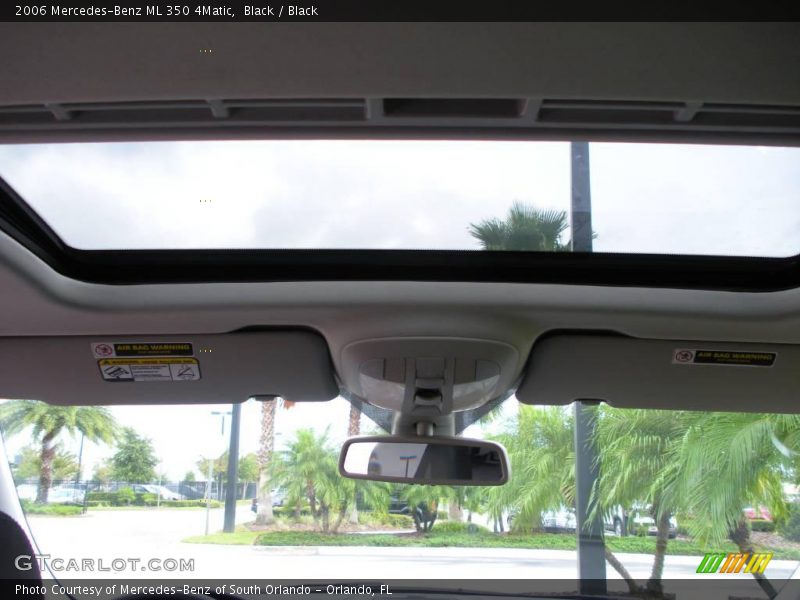 Black / Black 2006 Mercedes-Benz ML 350 4Matic