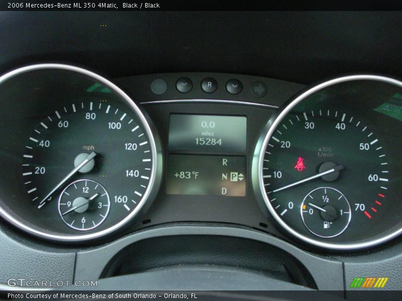 Black / Black 2006 Mercedes-Benz ML 350 4Matic