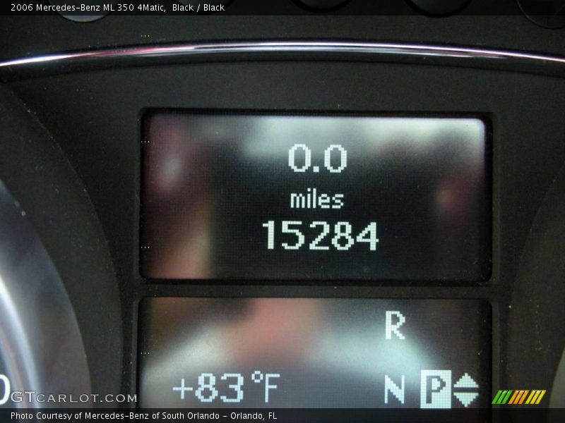 Black / Black 2006 Mercedes-Benz ML 350 4Matic