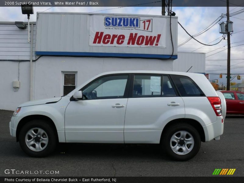 White Water Pearl / Black 2008 Suzuki Grand Vitara