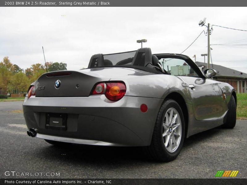 Sterling Grey Metallic / Black 2003 BMW Z4 2.5i Roadster