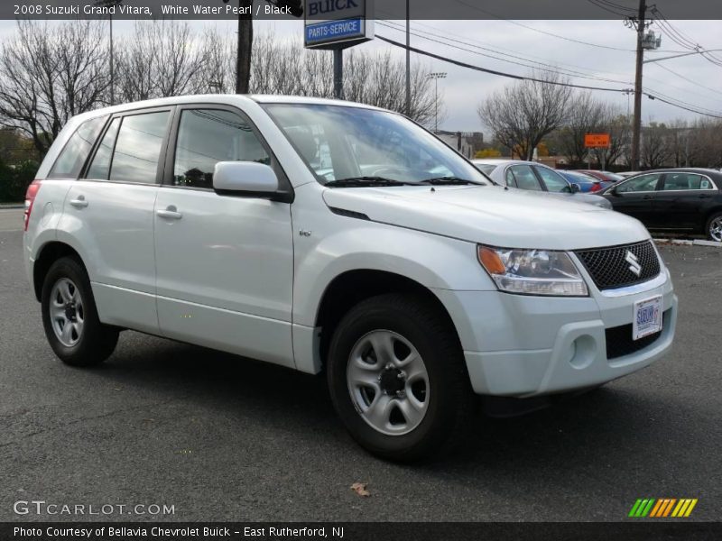 White Water Pearl / Black 2008 Suzuki Grand Vitara