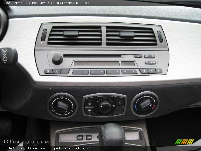 Sterling Grey Metallic / Black 2003 BMW Z4 2.5i Roadster