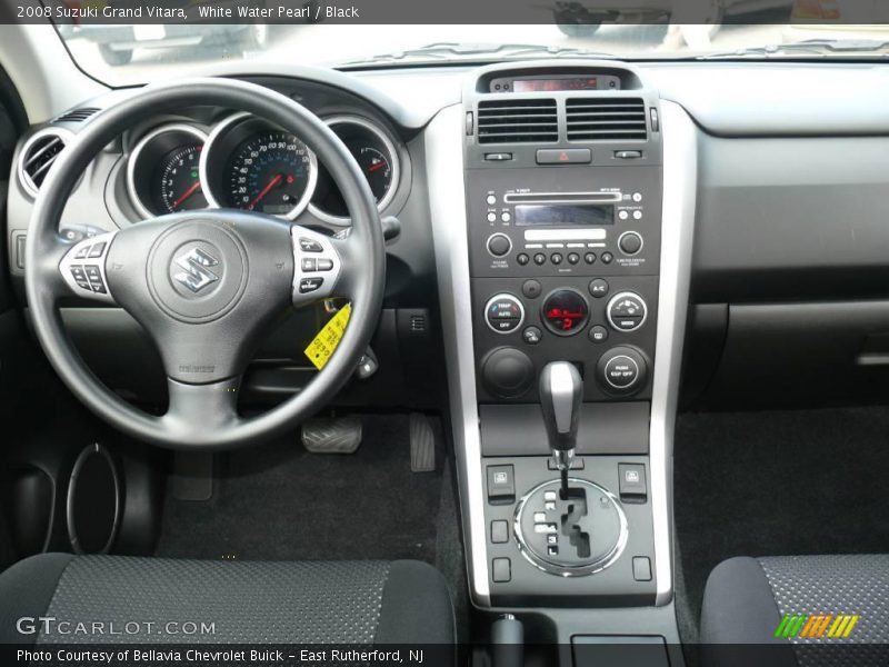White Water Pearl / Black 2008 Suzuki Grand Vitara