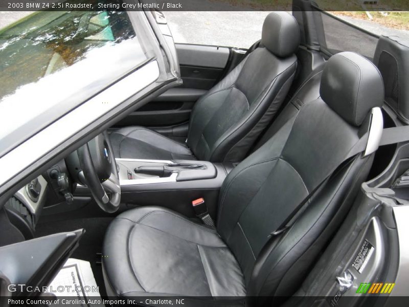Sterling Grey Metallic / Black 2003 BMW Z4 2.5i Roadster
