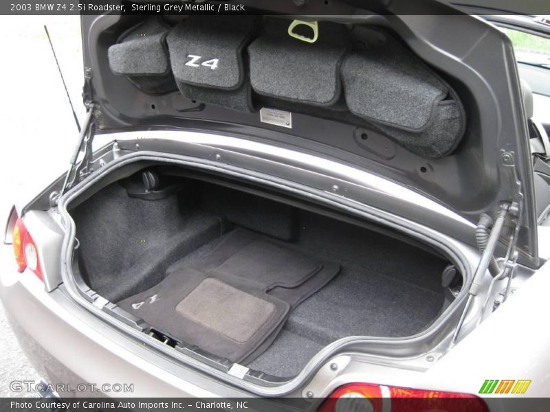Sterling Grey Metallic / Black 2003 BMW Z4 2.5i Roadster