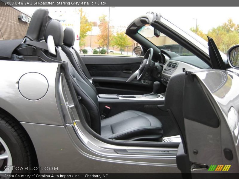 Sterling Grey Metallic / Black 2003 BMW Z4 2.5i Roadster