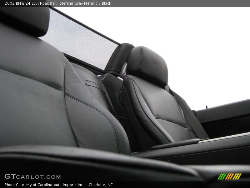 Sterling Grey Metallic / Black 2003 BMW Z4 2.5i Roadster