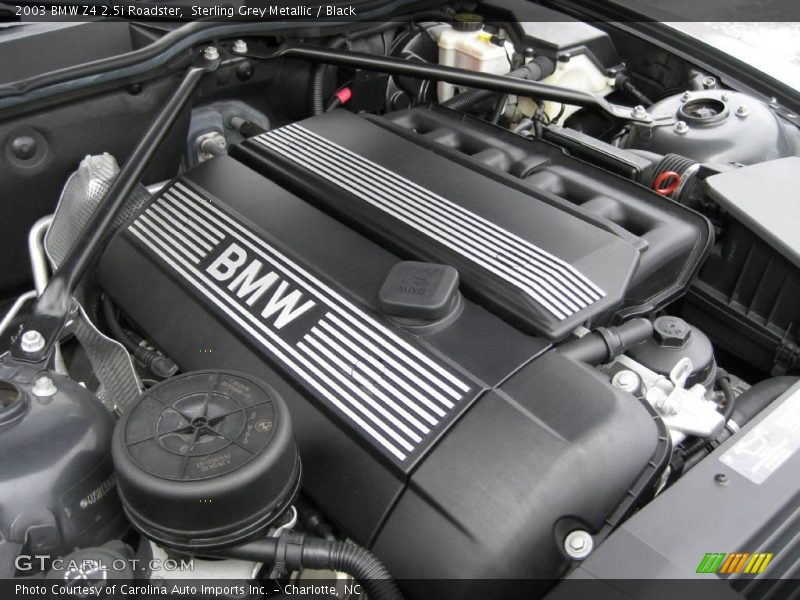 Sterling Grey Metallic / Black 2003 BMW Z4 2.5i Roadster