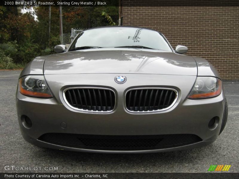 Sterling Grey Metallic / Black 2003 BMW Z4 2.5i Roadster