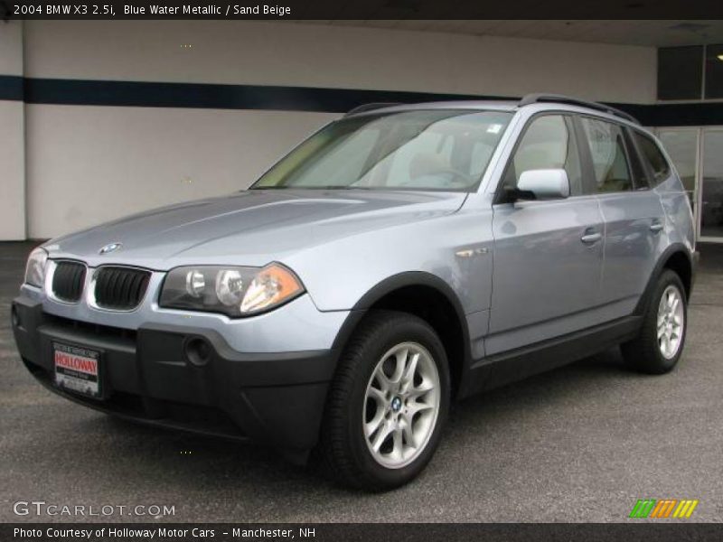 Blue Water Metallic / Sand Beige 2004 BMW X3 2.5i