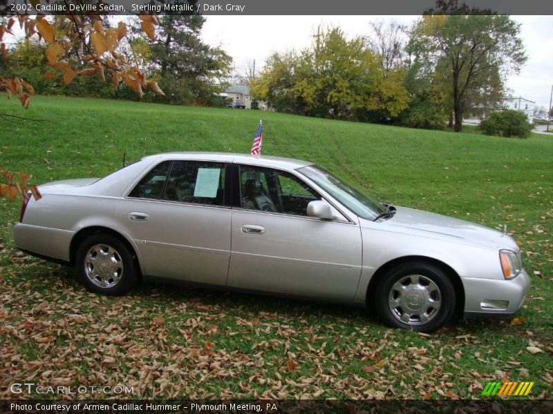Sterling Metallic / Dark Gray 2002 Cadillac DeVille Sedan