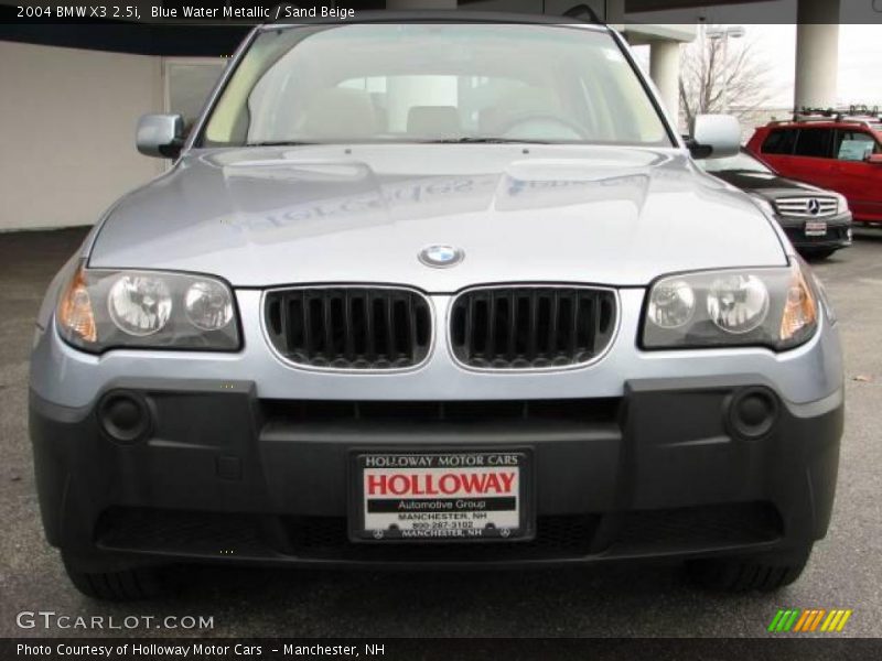 Blue Water Metallic / Sand Beige 2004 BMW X3 2.5i