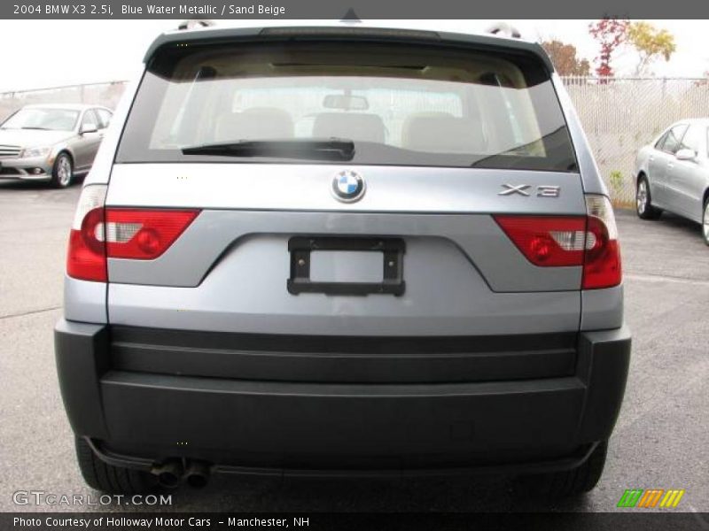 Blue Water Metallic / Sand Beige 2004 BMW X3 2.5i