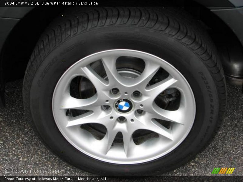 Blue Water Metallic / Sand Beige 2004 BMW X3 2.5i