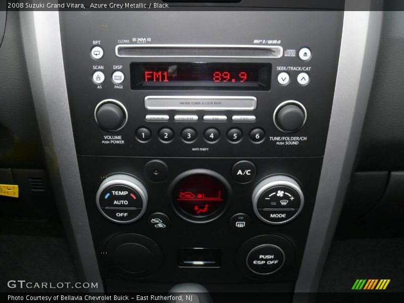 Azure Grey Metallic / Black 2008 Suzuki Grand Vitara
