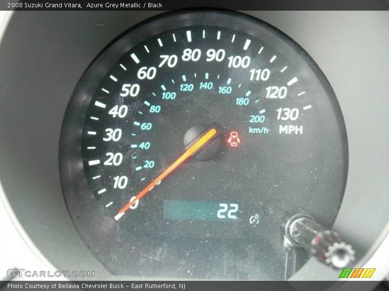 Azure Grey Metallic / Black 2008 Suzuki Grand Vitara