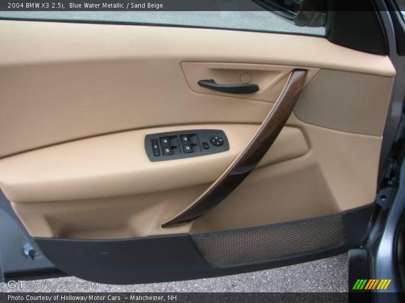 Blue Water Metallic / Sand Beige 2004 BMW X3 2.5i