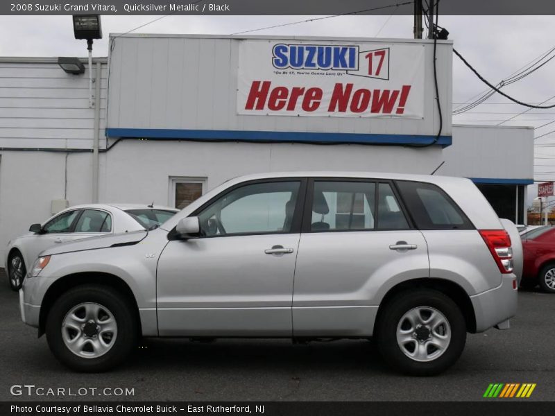 Quicksilver Metallic / Black 2008 Suzuki Grand Vitara