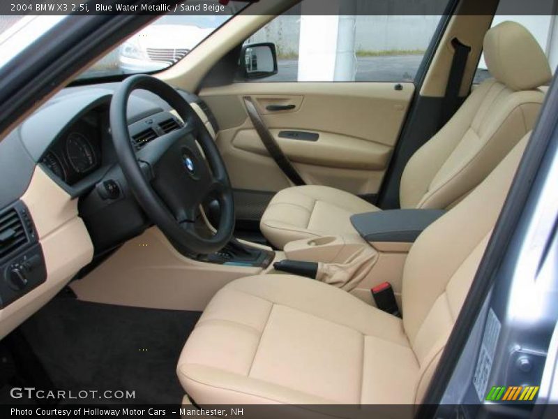 Blue Water Metallic / Sand Beige 2004 BMW X3 2.5i