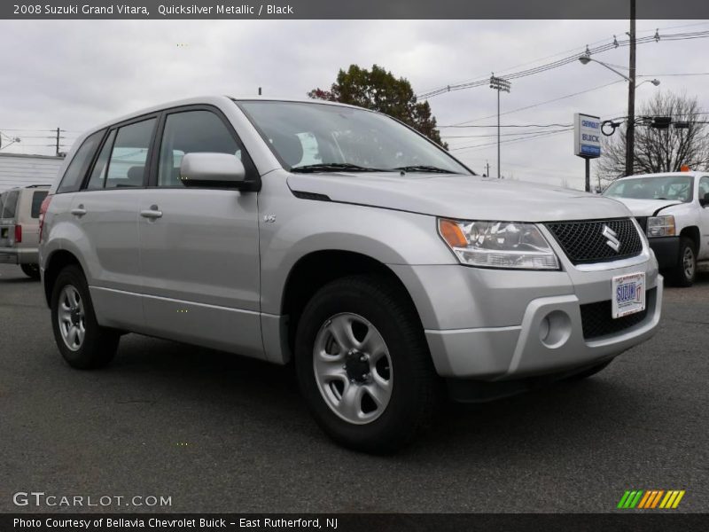 Quicksilver Metallic / Black 2008 Suzuki Grand Vitara